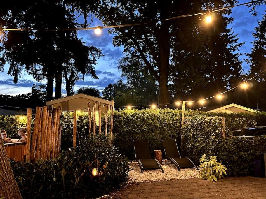 Boslodge Het Verwende Nest met privé Hottub Voorthuizen Exterior foto
