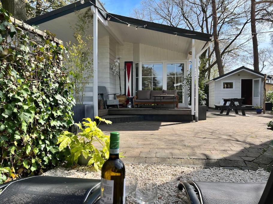 Boslodge Het Verwende Nest met privé Hottub Voorthuizen Exterior foto