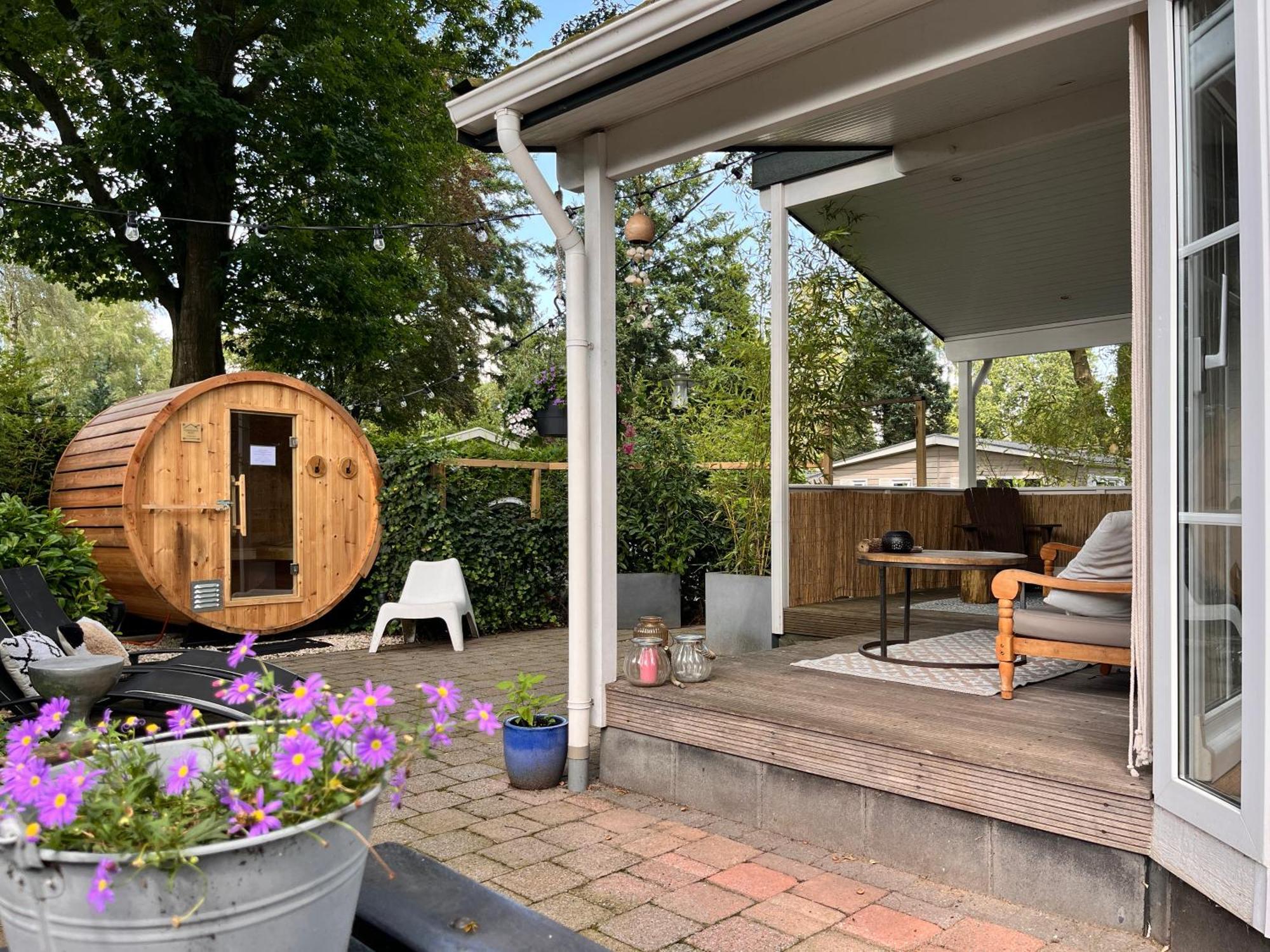 Boslodge Het Verwende Nest met privé Hottub Voorthuizen Exterior foto