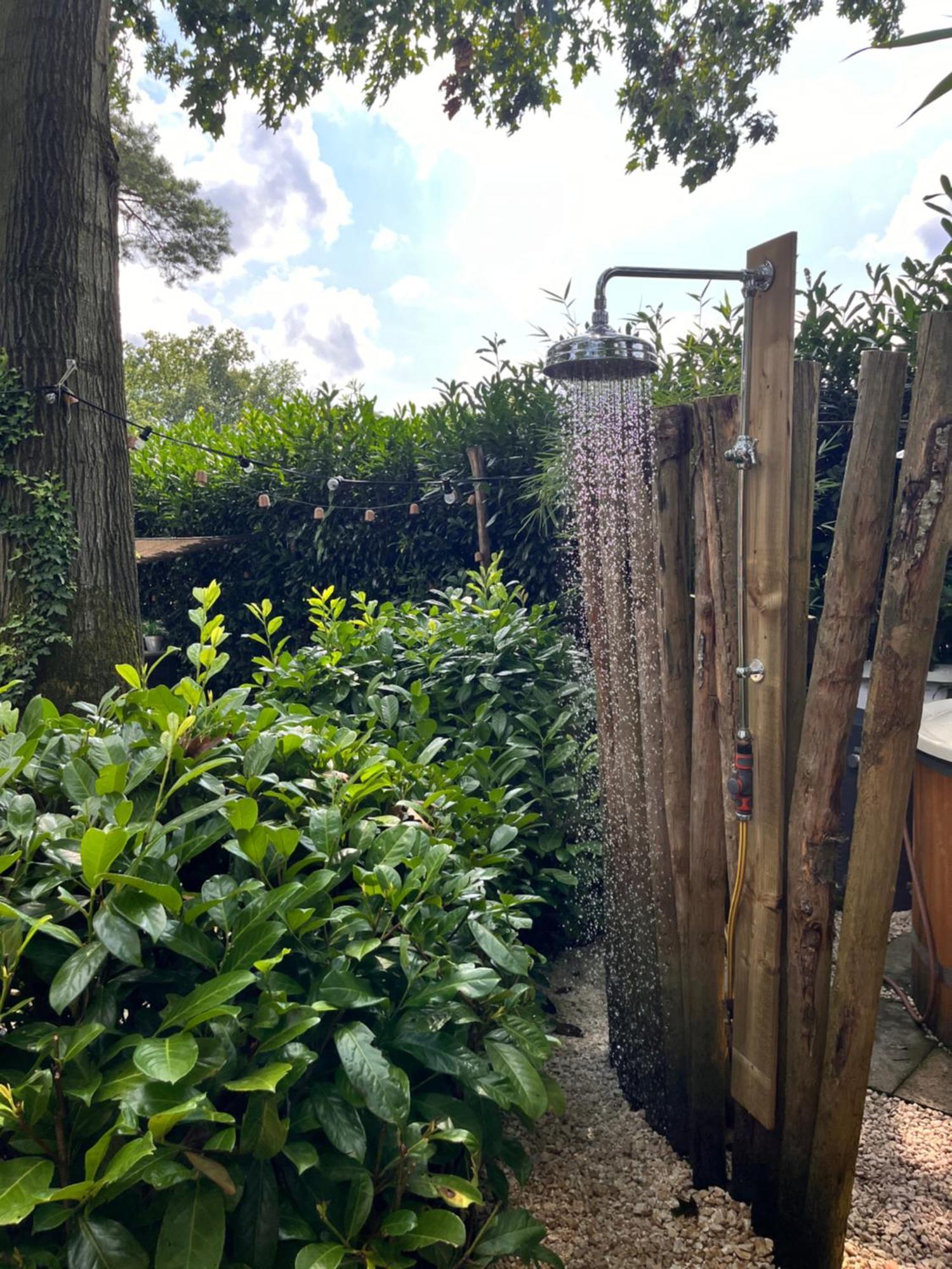 Boslodge Het Verwende Nest met privé Hottub Voorthuizen Exterior foto