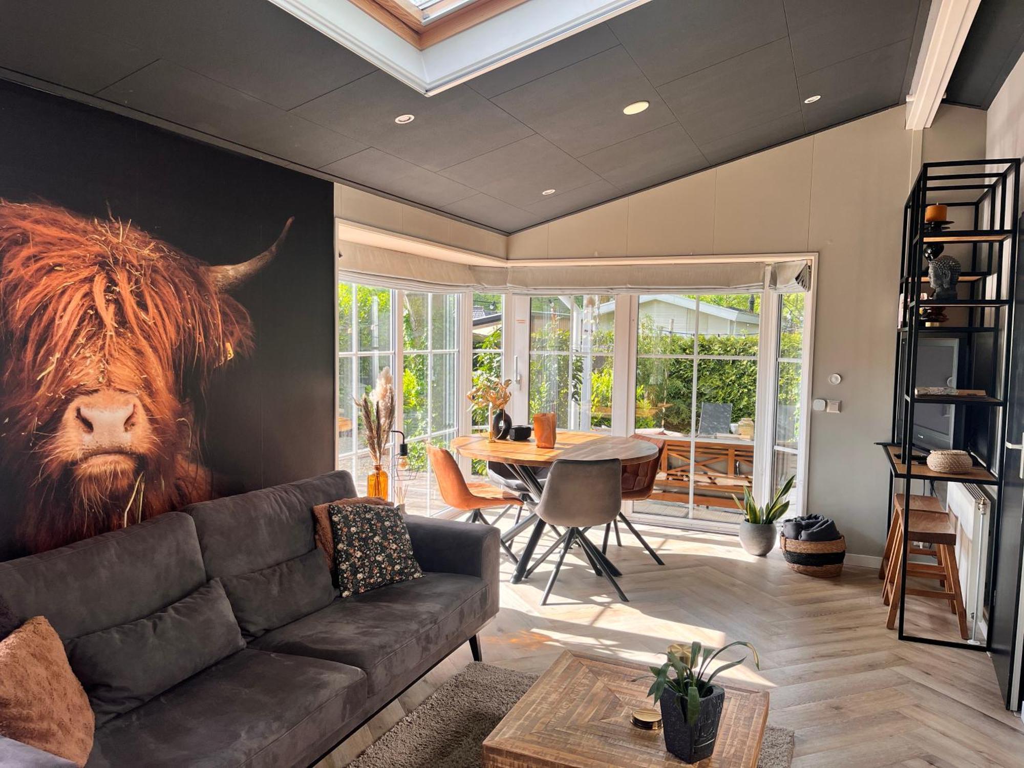 Boslodge Het Verwende Nest met privé Hottub Voorthuizen Exterior foto