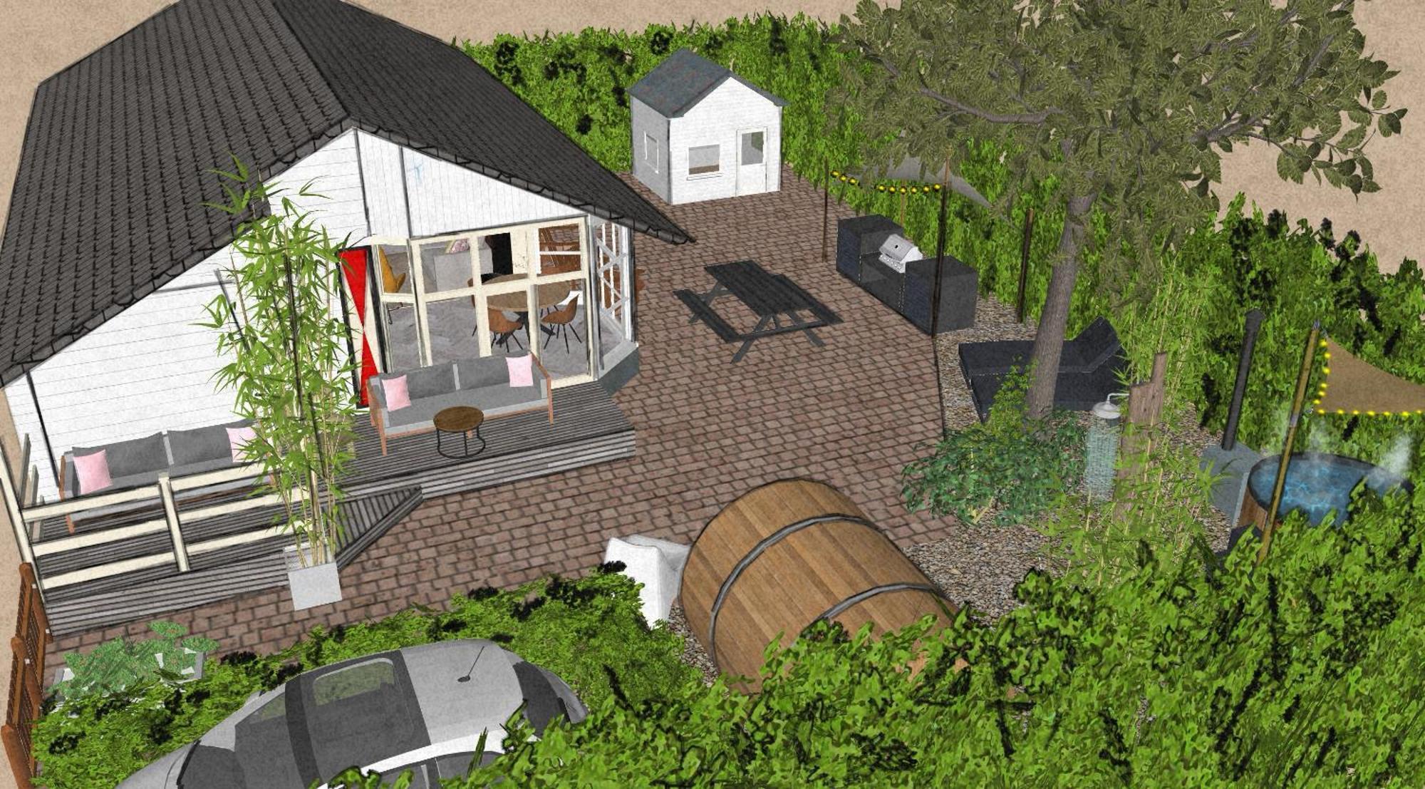 Boslodge Het Verwende Nest met privé Hottub Voorthuizen Exterior foto