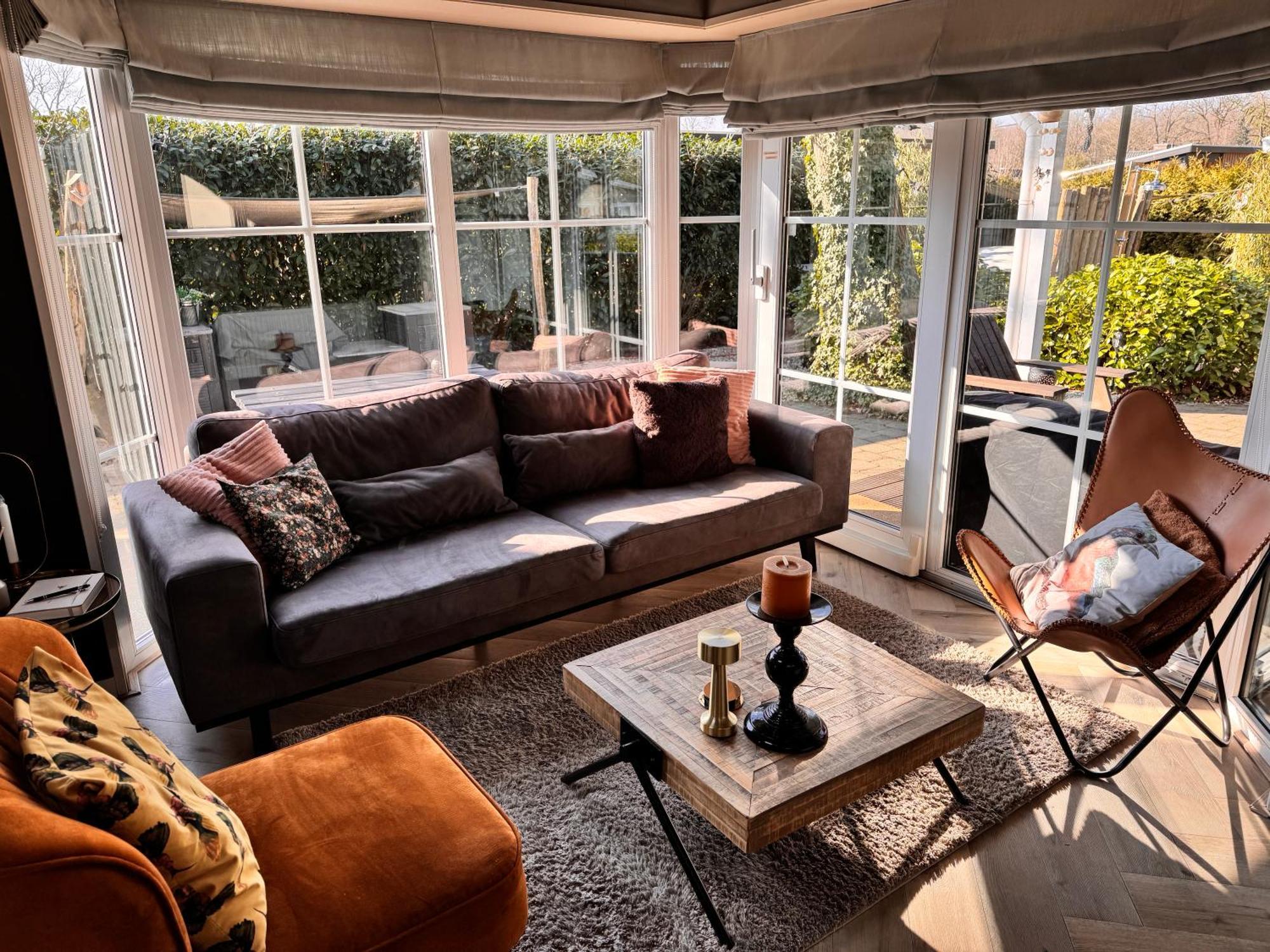 Boslodge Het Verwende Nest met privé Hottub Voorthuizen Exterior foto